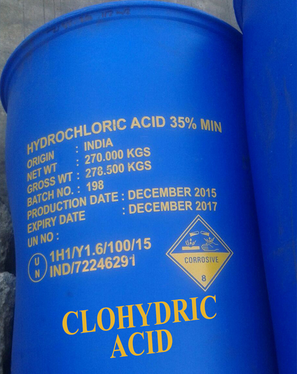 Acid HCL – Axit Clohydric